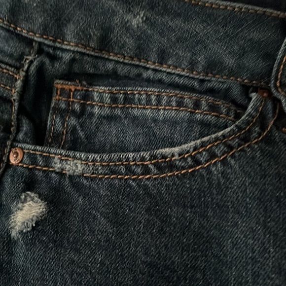 RSQ Vintage High Rise Frayed Hem Distressed Jean shorts size 5 - Picture 12 of 12